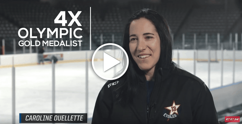 Caroline Ouellette est Dédiée au Hockey